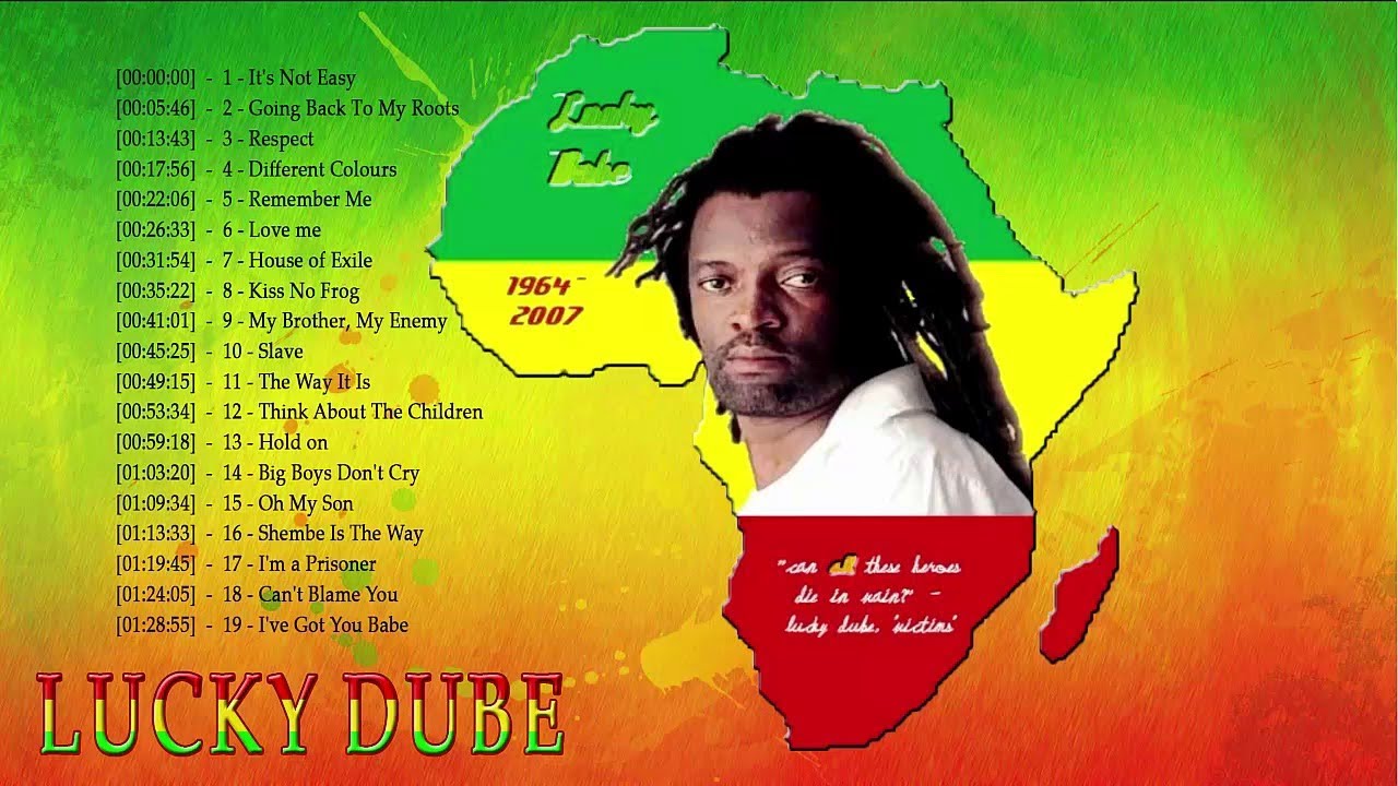 Lucky Dube Best of Greatest Hits Remembering De Great Reggae Star DJ MixTape ► ReggaeMusicsCom
